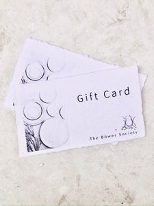 The Bower Society Gift Card